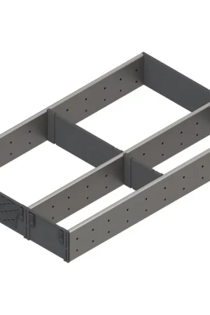 Time-Limited Blum 20" ORGA-LINE Utensil Set for TANDEMBOX Drawer Brushed Stainless/Dust Gray Blum ZSI.500FI3